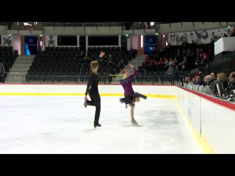 ISU 2014 Jr Grand Prix Tallinn Short Dance Kristsina KAUNATSKAIA / Yan LUKOUSKI BLR