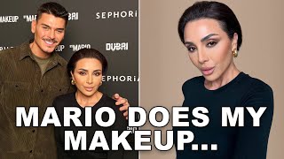 Getting My Makeup Done by Mario | Kim Kardashian’s Makeup Artist Tutorial + Q&A with Nina Ubhi