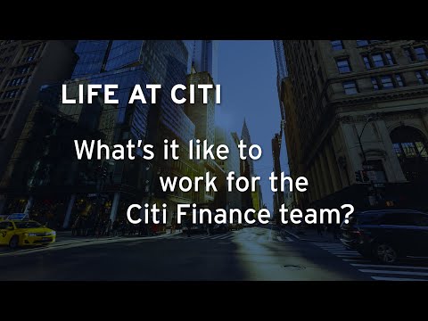 Life at Citi: Finance Team