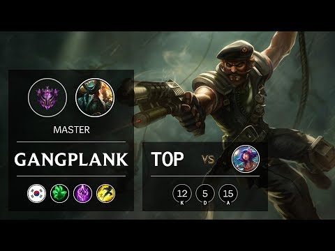 Gangplank Top vs Neeko - KR Master Patch 9.14