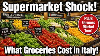 Grocery Shopping in Italy: What Food Really Costs in 2026! Plus Tuscan