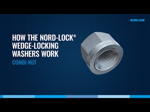 How the Nord-Lock Wedge-Locking Washers Work - Combi Nut