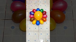 I&#39;m Love you yellow balloon - water colorful popping balloon reverse asmr satisfying