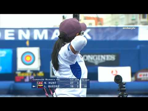 Nicky Hunt v Luzmary Guedez – compound women semifinal | Copenhagen 2009 Archery World Cup Final