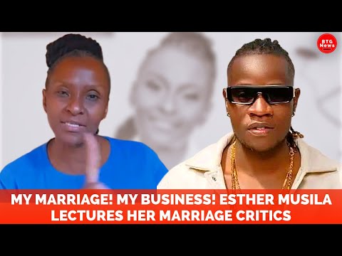 ANGRY GUARDIAN ANGEL’S WIFE ESTHER MUSILA LECTURES CRITICS OF HER MARRIAGE WITH THE GOSPEL ARTIST