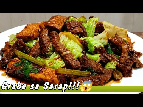 Grabe!! Masarap Pala ang Ganitong Luto sa Baka, Tokwa at Repolyo! / Stir fry Beef, Tofu and Cabbage.