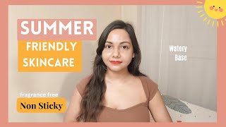 Summer Friendly Skincare Products | Liquid, serums, toners, chemical exfoliators(fragrance free)