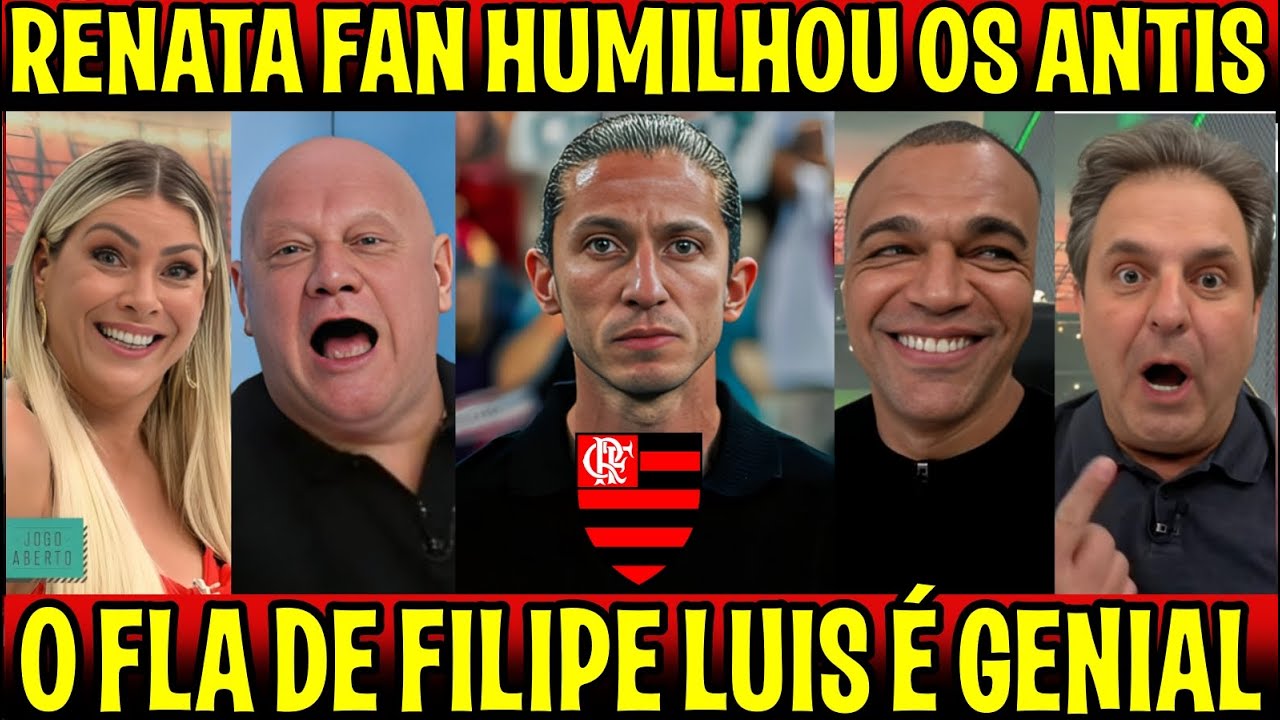 RENATA FAN HUMILHOU O ANTI E EXALTOU O FLAMENGO "FILIPE LUIS É UM GENIO, O FLA TA VOANDO"