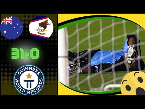 Record Most Goals in One Match | All Goals - Australia vs American Samoa 31-0 [4K60FPS]