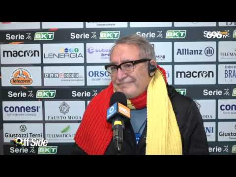 Ternana-Benevento 0-2, le parole del presidente Vigorito
