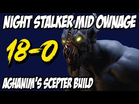 Dota 2 Night Stalker Mid Lane Aghanim's Scepter Build