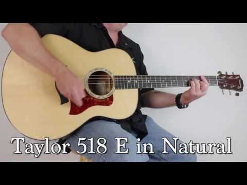 Taylor 518E Natural | The Music Gallery