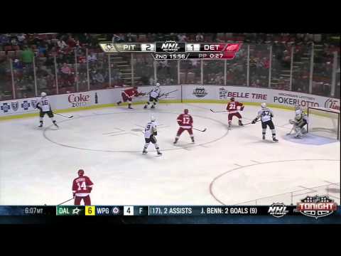 Penguins @ Red Wings Highlights 12/14/13