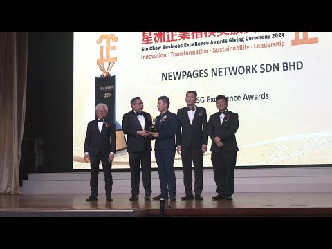 NEWPAGES Honored with the 【2024 Sin Chew Business Excellence Award - ESG】 Initiative of the Year! 🏆
