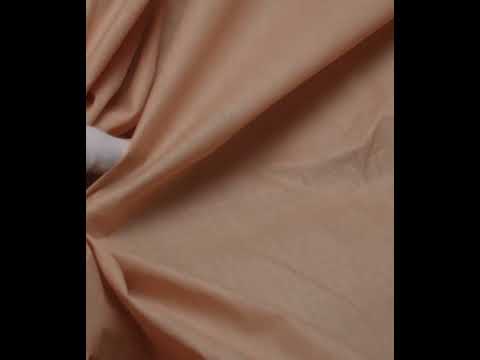 Plain Orange Khadi Cotton 62 GSM Handwoven Fabric — video