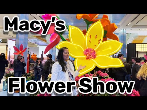 HD[4K] Macy’s Flower Show March 26th 2023 First Day 🇺🇸