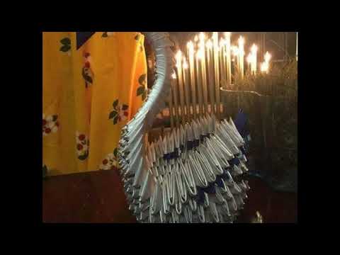 Kahvipussitöitä: siksak- ja tuulimylly punonnalla + origameja