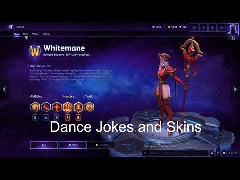High Inquisitor Whitemane Dances jokes and skins Heroes of the Storm