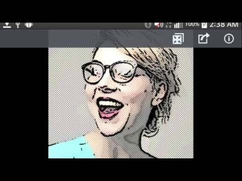 Newspaper Comic Effect Video