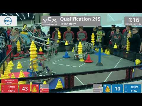 2018 VRC Tech Q215 - 1275D 9364C vs 1008M 8110Z - 135 to 121