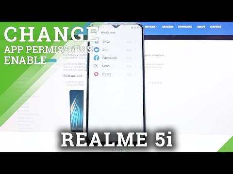 How to Manage Permissions of Applications in Realme 5i – Allow/Deny App Location Access