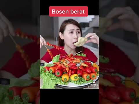 Sibungbung Kalo Bosen Ya Mukbang Sate Cabai Rawit