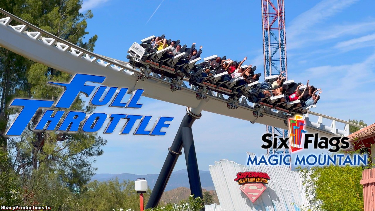 Full Throttle POV at Six Flags Magic Mountain