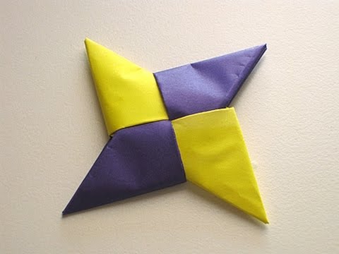 Origami Ninja Star - YouTube