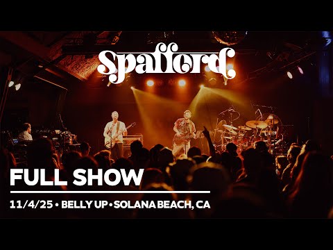 Spafford - 11/4/2025 | Belly Up | Solana Beach, CA (FULL SHOW)