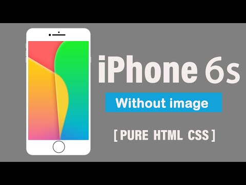 iPhone 6s Plus by Html Css-Pure Html Css shape-Apple iPhone