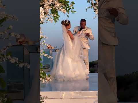 Votos do noivo Benevides para a noiva Rayssa em sua cerimônia de casamento com efeito civil