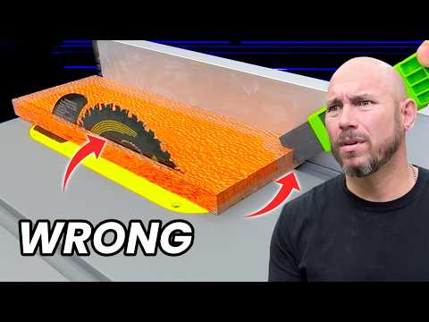 NEVER Use a Table Saw Like This (Most Beginners Do)