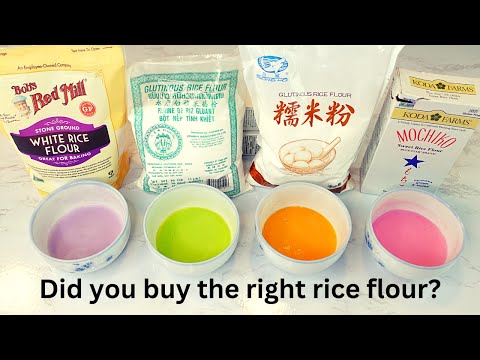 What's the difference between Mochiko sweet rice flour, glutinous rice flour and white rice flour?