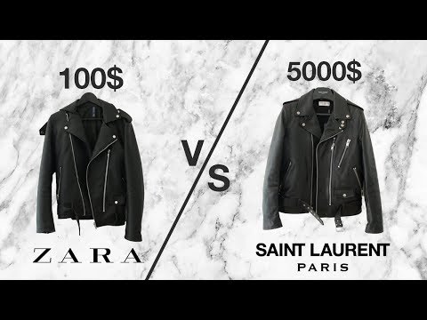 Demonstration of leather jackets