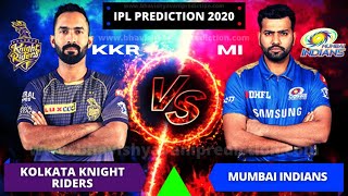 LIVE Cricket Scorecard - [MI vs KKR] | IPL 2020 - 5th Match | Mumbai Indians vs Kolkata Knight Rider