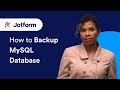 10 Ways To Backup MySQL Database
