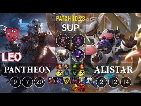 SB Leo Pantheon vs Alistar Sup - KR Patch 10.23