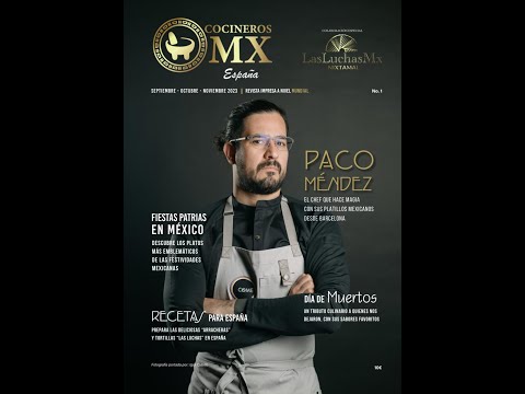 Apresentação revista Cocineros MX ESPAÑA