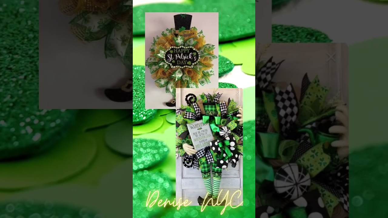 18 St.Patrick's Day Wreath Ideas to Make You Look Irish #stpatricksday 🍀🍀🍀