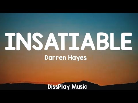 Cover Darren Hayes - Insatiable (lyrics)