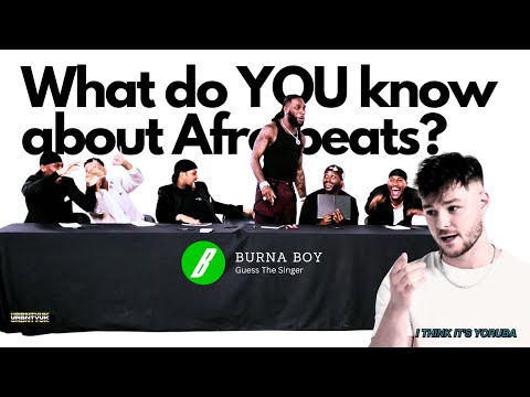 Burna Boy SHOCKED by WHITE Afro Beats SINGER from Manchester😱| BETA SQUAD | Guess The Singer🎤