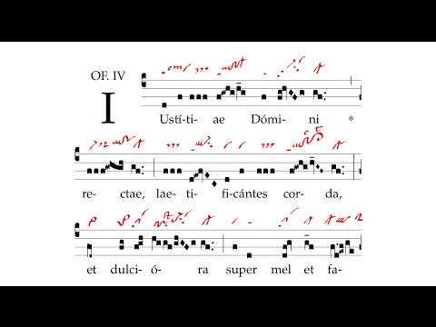Offertorium: Iustitiae Domini