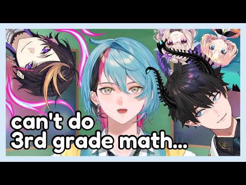 3rd grade math? too hard, phone shu yamino [nijisanji en | are you smarter than a vtuber]