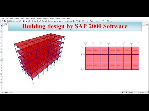 Building design by SAP2000 Software