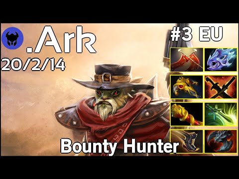 .Ark plays Bounty Hunter!!! Dota 2 7.21