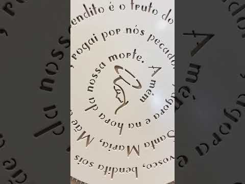 Quadro Oracao Ave Maria