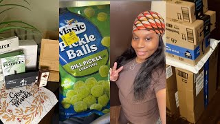Amazon Gift Unboxing, SAHM & Wife Running Errands, Trying Pickle balls 🥒