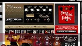 Video thumbnail for Free Pedal Friday - Lovepedal Kanji Eternity Overdrive by ProGuitarShopDemos
