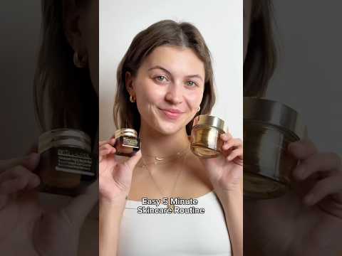 Easy 5 Minute Skincare Routine #esteelauder #skincare
