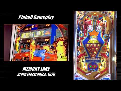 Stern Memory Lane pinball machine gameplay + commentary (Stern Electronics, 1978)
